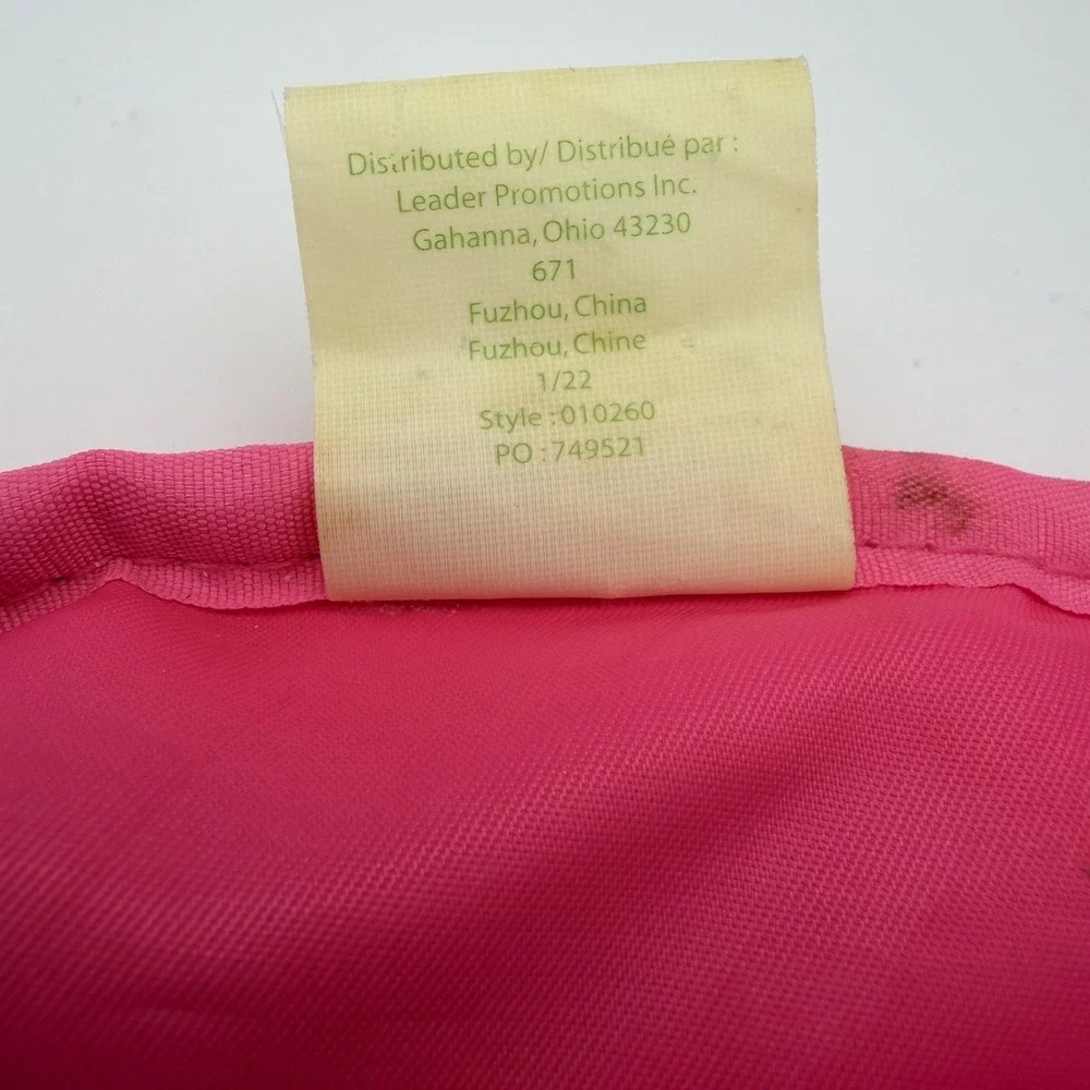 Lilly Pulitzer Quilted Pouch Banana Split Print‎ Bag Makeup Cosmetics Zip Top